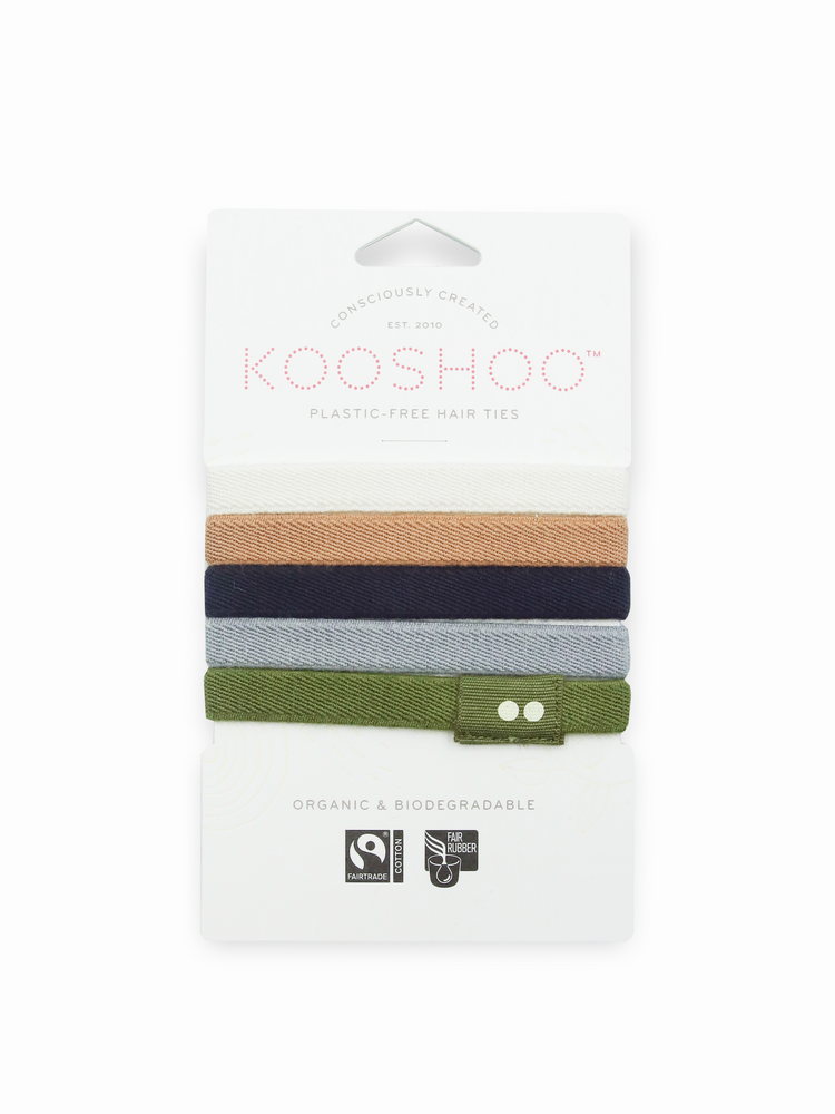 Kooshoo Organic Flat Hair Ties