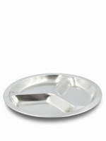 Round Onyx Divided Food Tray