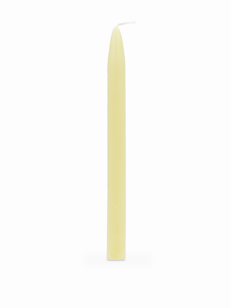 Smooth Beeswax Taper Candle