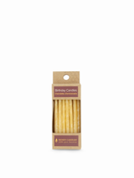 3" Beeswax Birthday Candles - Natural