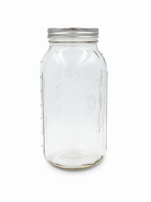 Half Gallon Flint Mason Jar Wide Mouth