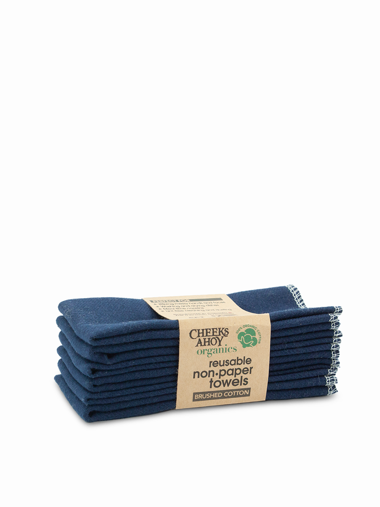 Non Paper Towels - Organic Cotton (6 pack)