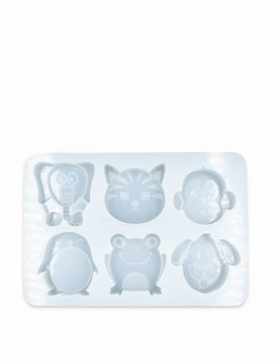 White Silicone Soap Molds - Shapes