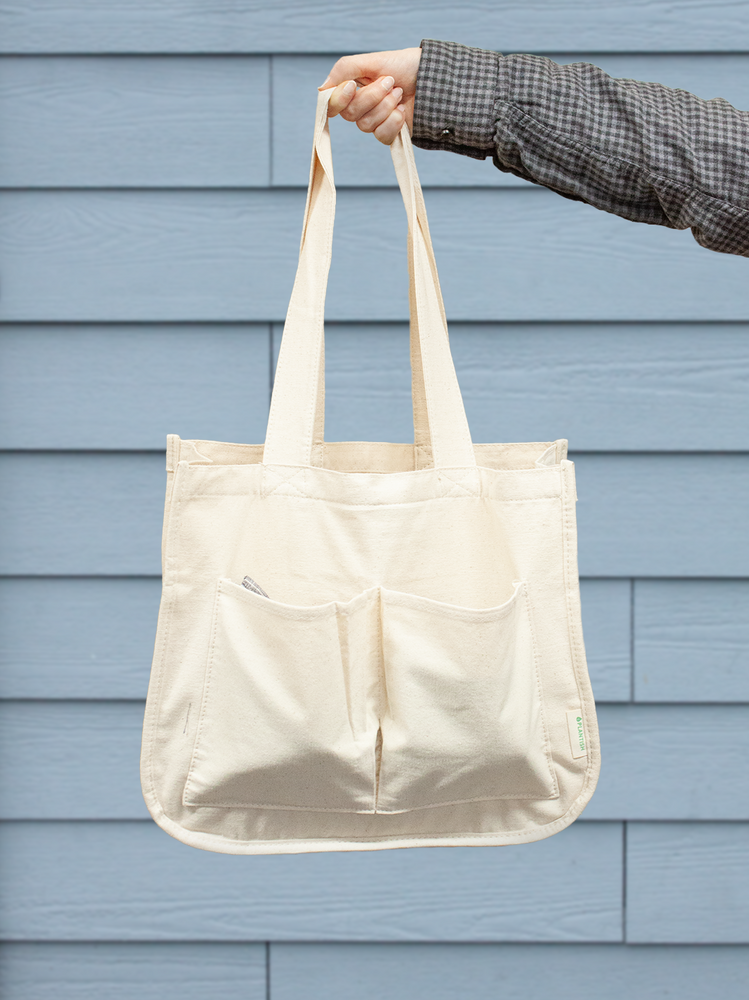 Multi pocket canvas bag sale