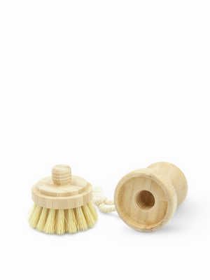 Refillable Sisal Dish Brush Set