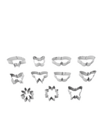 Flower and Butterfly Cookie Cutter Set (11 pcs)