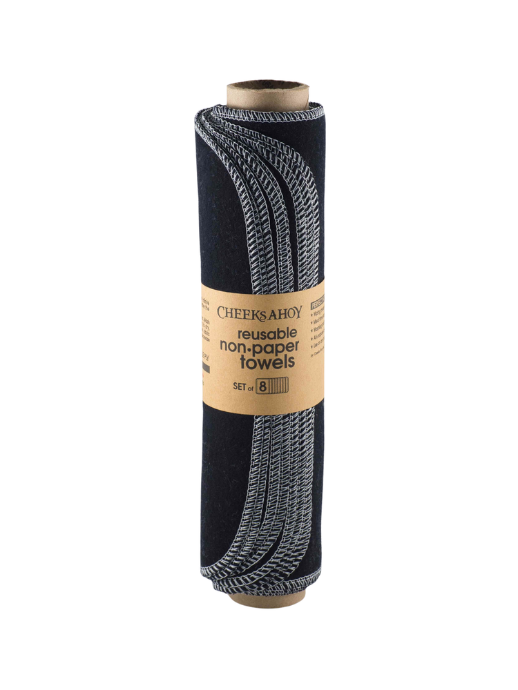 Cheeks Ahoy Pre-Rolled Non Paper Towels (8 Pack)