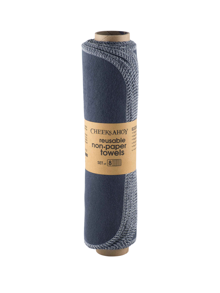 Cheeks Ahoy Pre-Rolled Non Paper Towels (8 Pack)