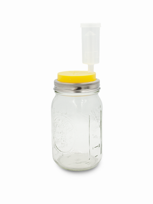 3 Piece Plastic Airlock for Mason Jar Fermentation