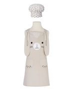 Kids Bunny Apron + Hat Set