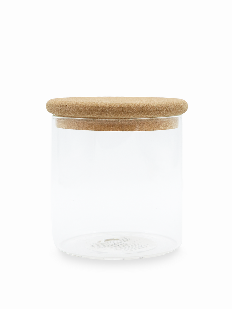 Cork Lid Glass Canisters