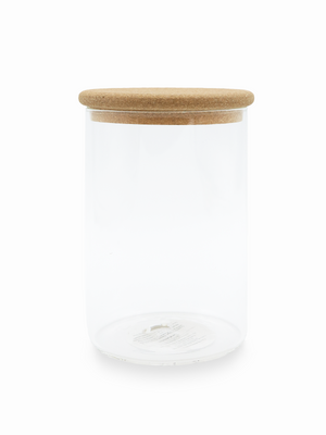 Cork Lid Glass Canisters
