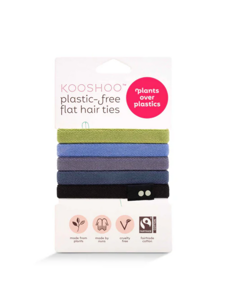 
            
                Load image into Gallery viewer, Kooshoo Organic Flat Hair Ties
            
        