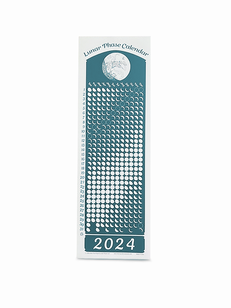 Lunar Phase Calendar + Tube Case