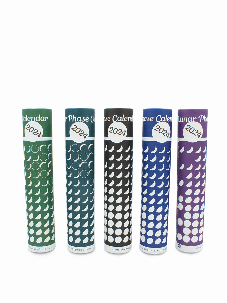 Lunar Phase Calendar + Tube Case