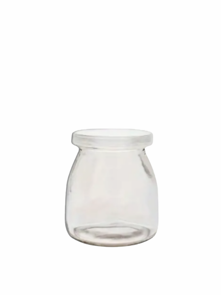 Mini Glass Yogurt Jar with Lid