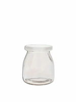 Mini Glass Yogurt Jar with Lid
