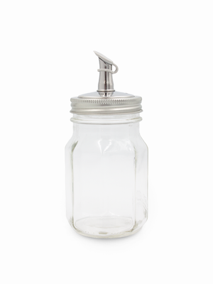 Oil Cruet Mason Jar Stainless Steel Lid