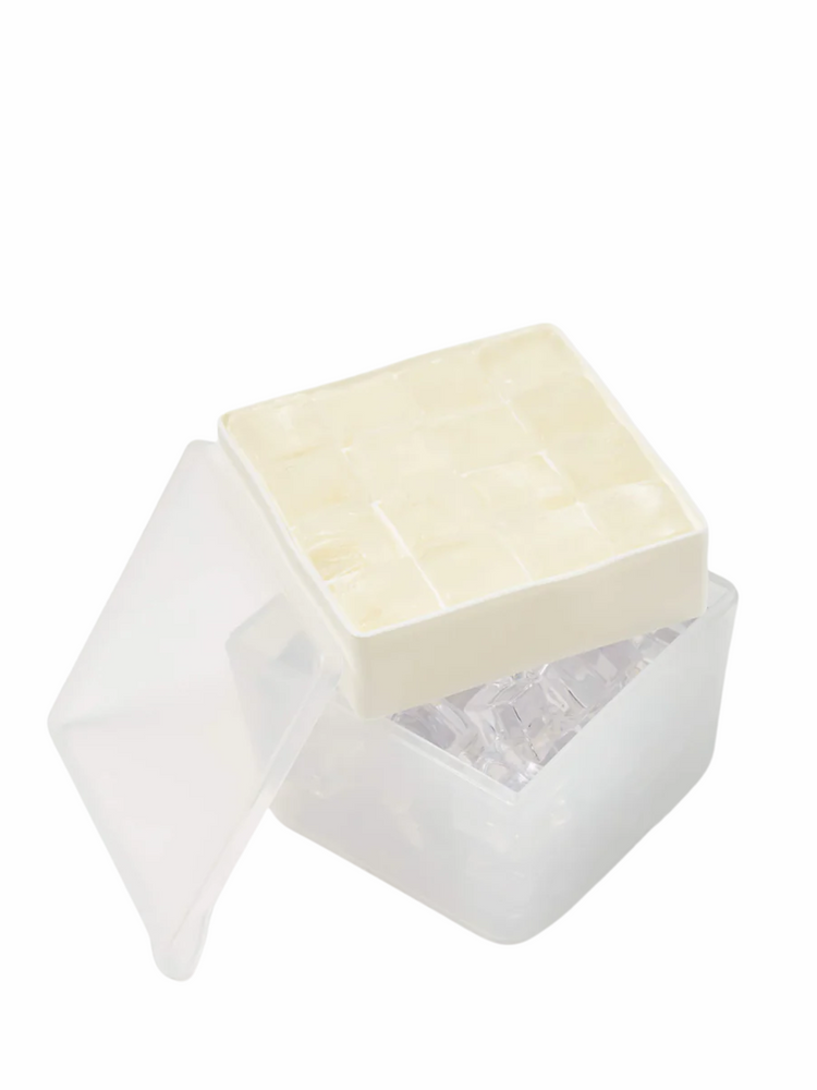 Square Silicone Ice Cube Tray + Storage Box