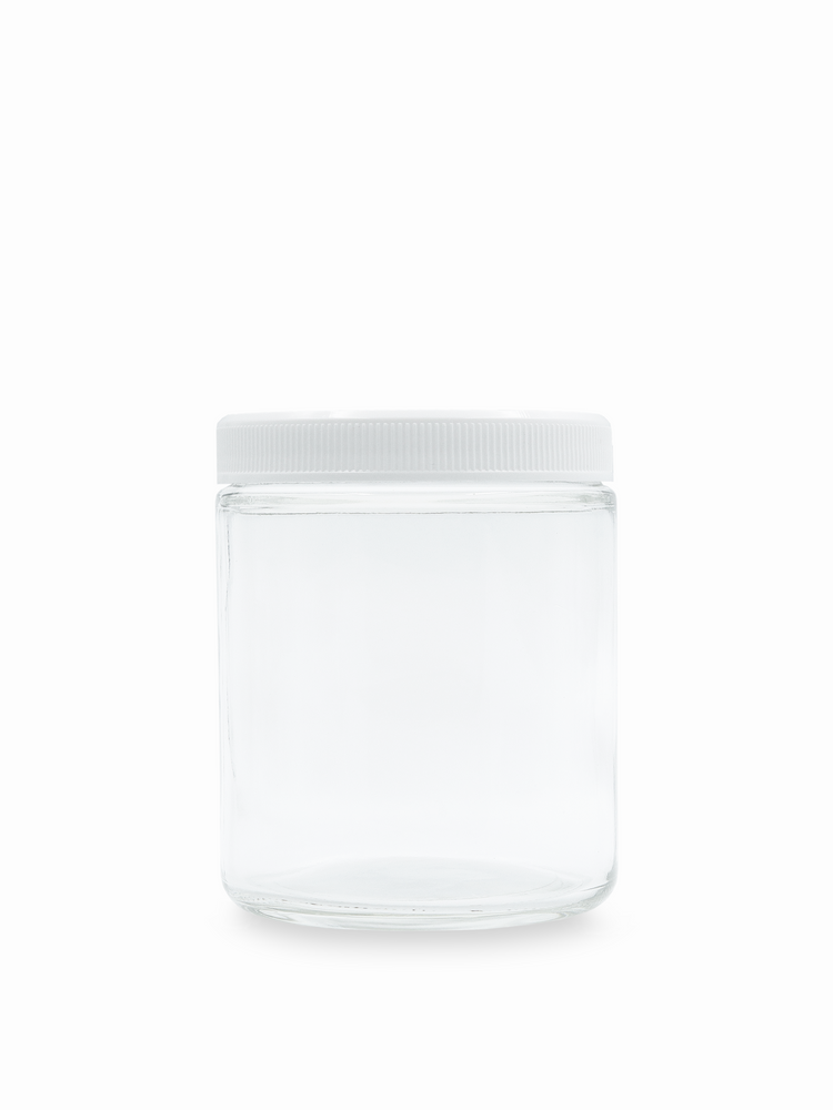 Rose Petals & Buds Organic Jar White Lid TSD