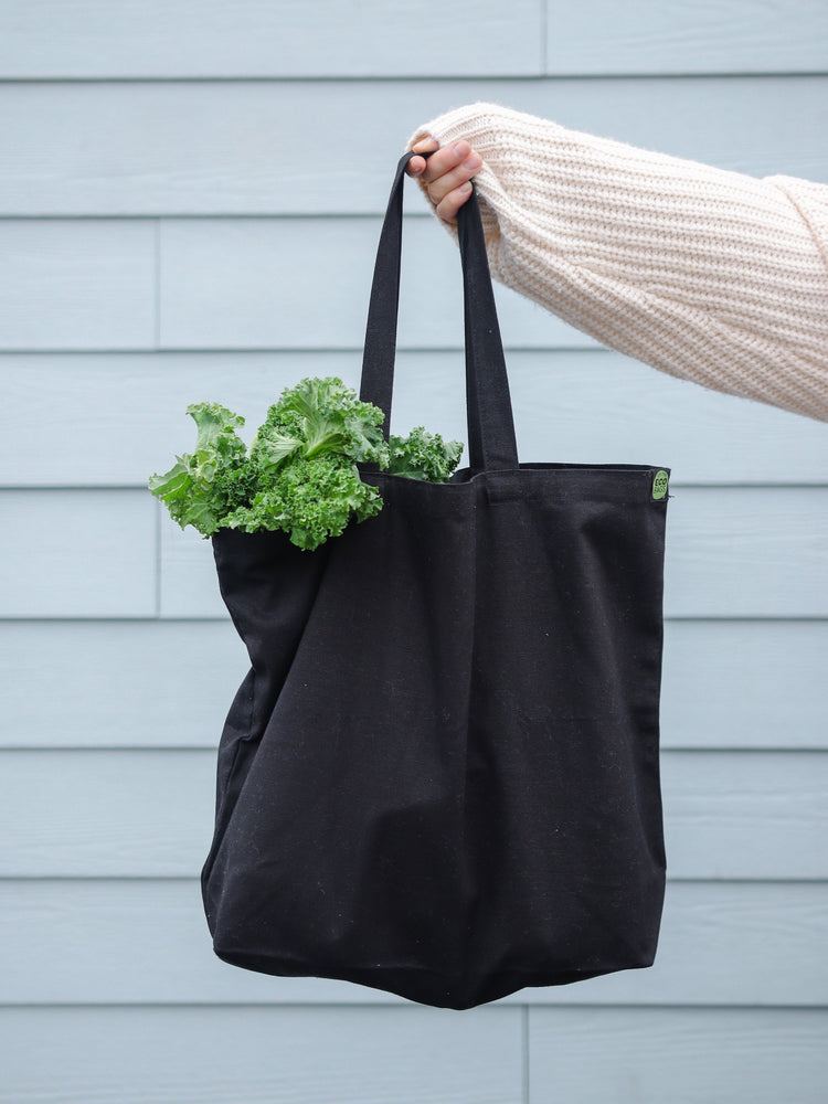 Black Cotton Tote Bags