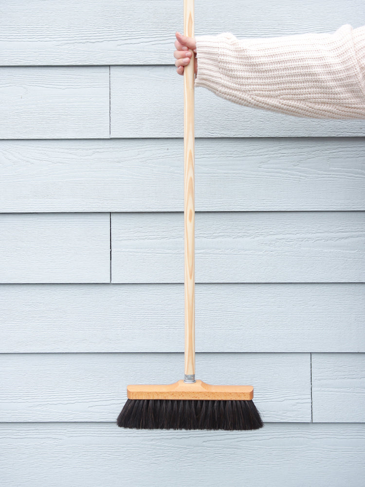 Black Horse Hair Broom