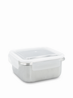 Stainless Steel + Plastic Food Containers