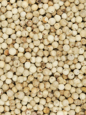 Organic Whole White Peppercorns