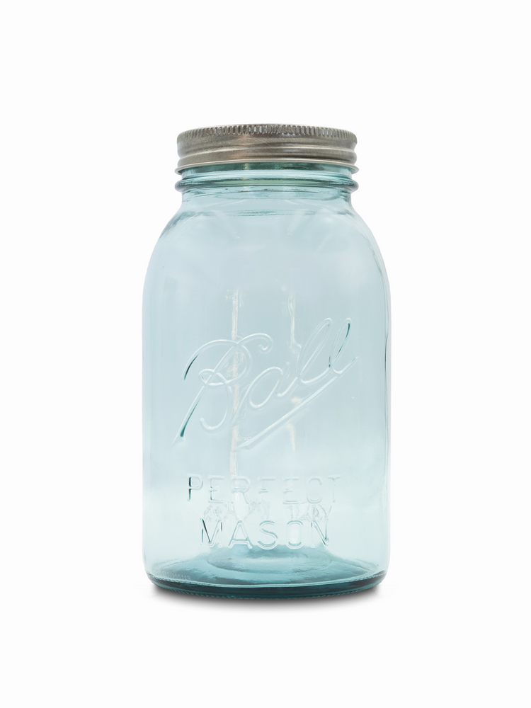 Aqua Vintage Mason Jars