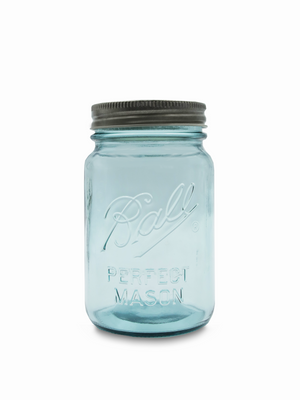 Aqua Vintage Mason Jars