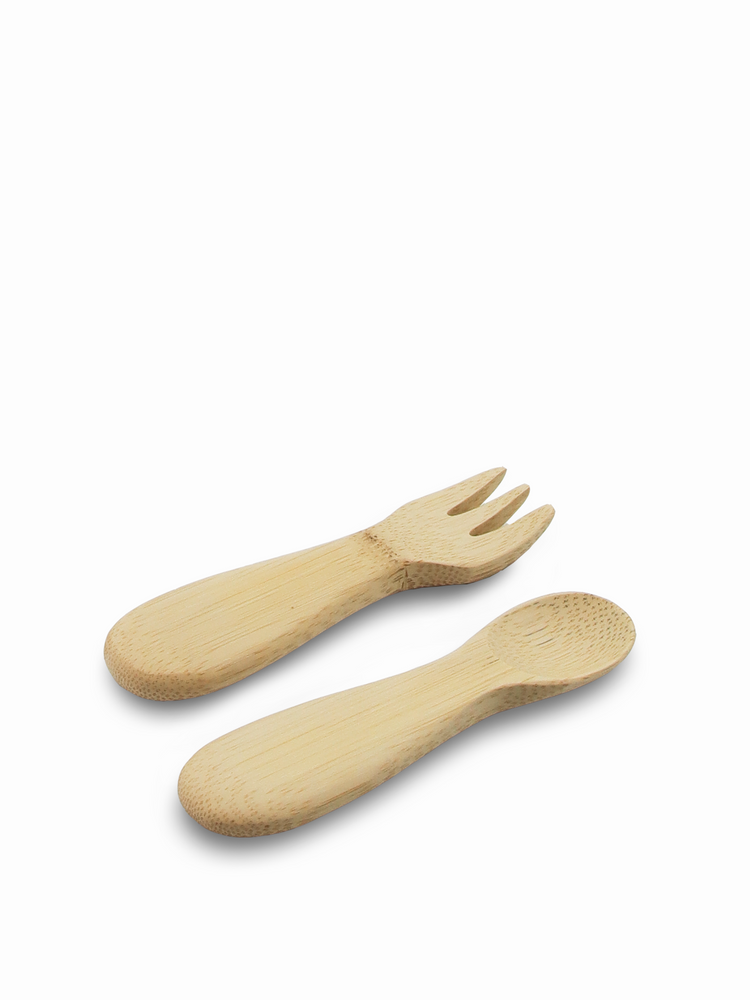 Fork & Spoon Baby Bamboo Utensil Bambu