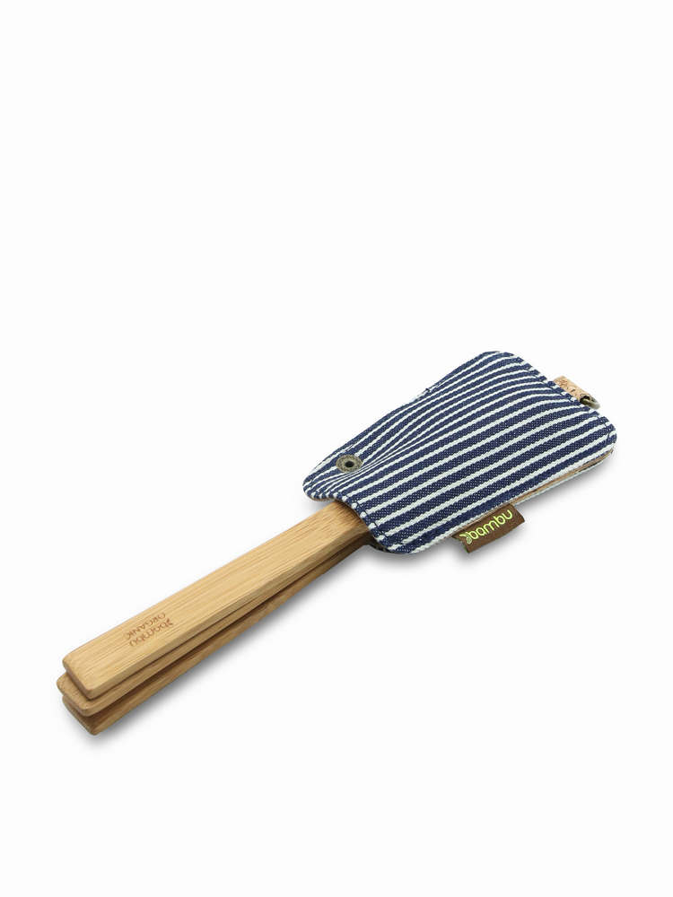 Striped Utensil Set