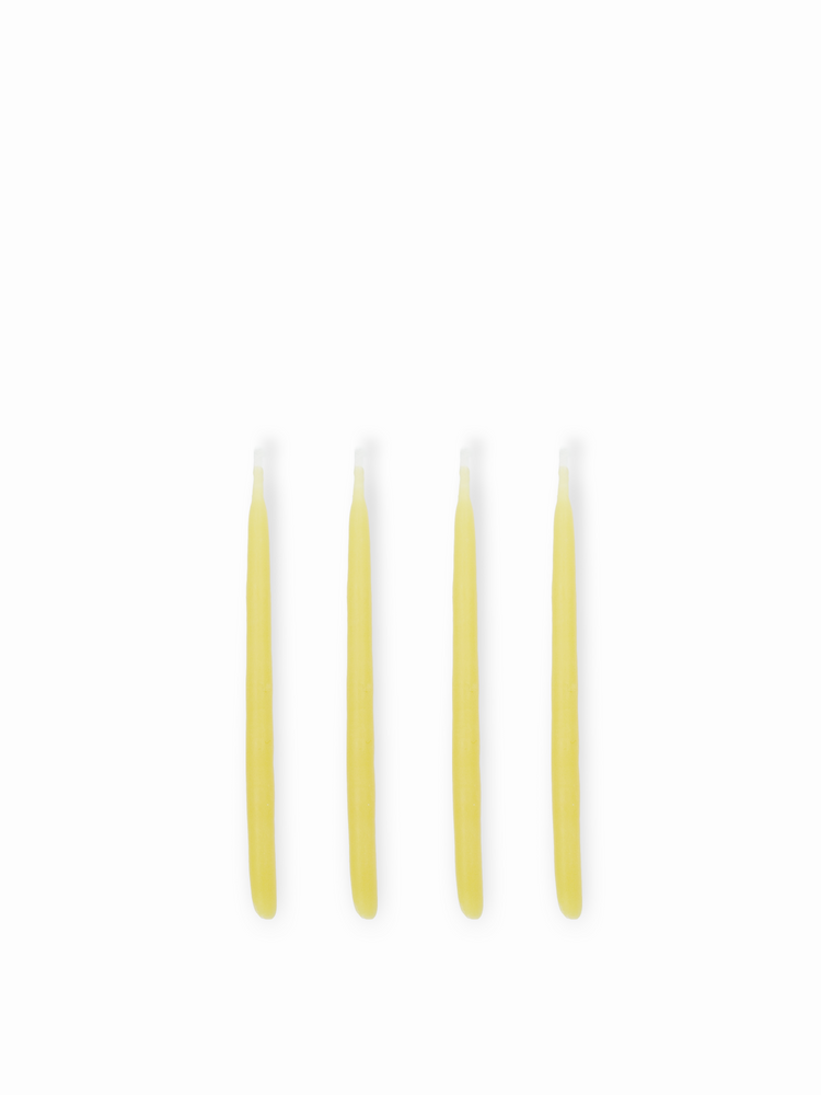 Beeswax Birthday Candle