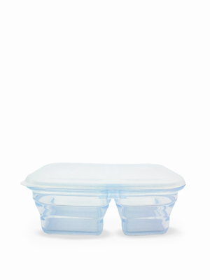 Silicone Divided Collapsible Food Containers 1200ml