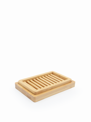
            
                Load image into Gallery viewer, Dual Layer Bamboo Soap Dish
            
        