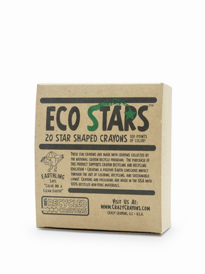 Eco Stars Recycled Crayon Set