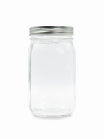 Quart Flint Mason Jar Wide Mouth