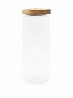 1350ml Glass Canister Jar With Acacia Lid