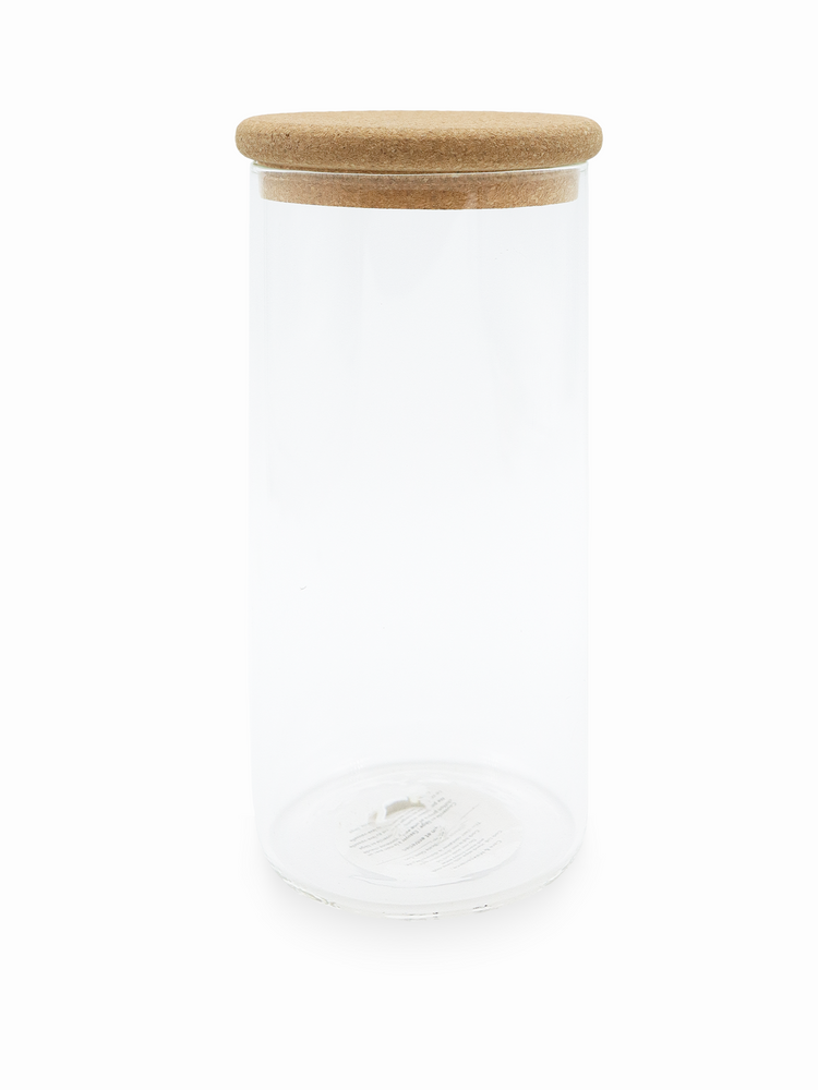 1250ml Glass Canister Jar With Cork Lid