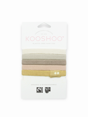 Kooshoo Organic Flat Hair Ties