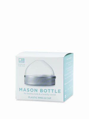 Replacement Plastic Ring and Cap Mason Bottle