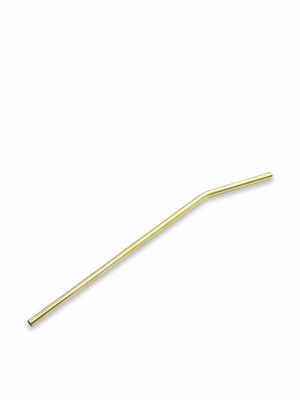 Adult Gold Juice Straw Onyx