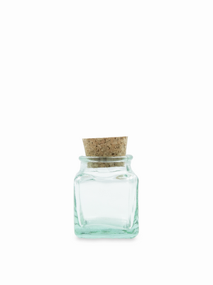 
            
                Load image into Gallery viewer, Recycled Glass Jar Mini Apothecary with Cork
            
        