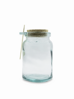 Recycled Glass Jar with Spoon