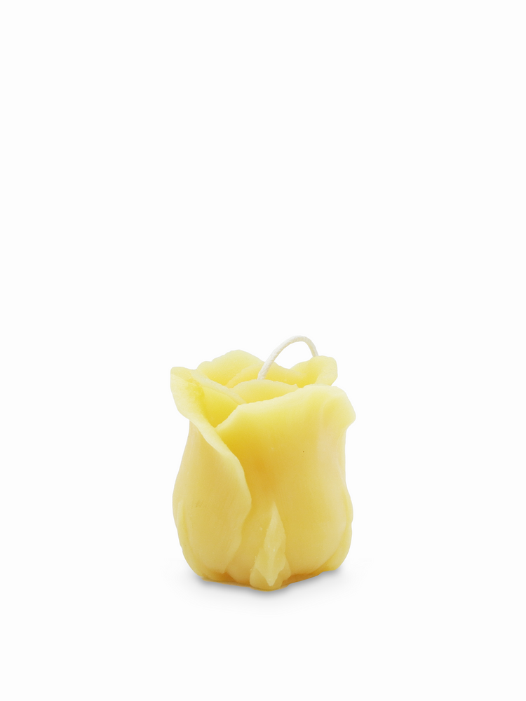 Rosebud Beeswax Candle