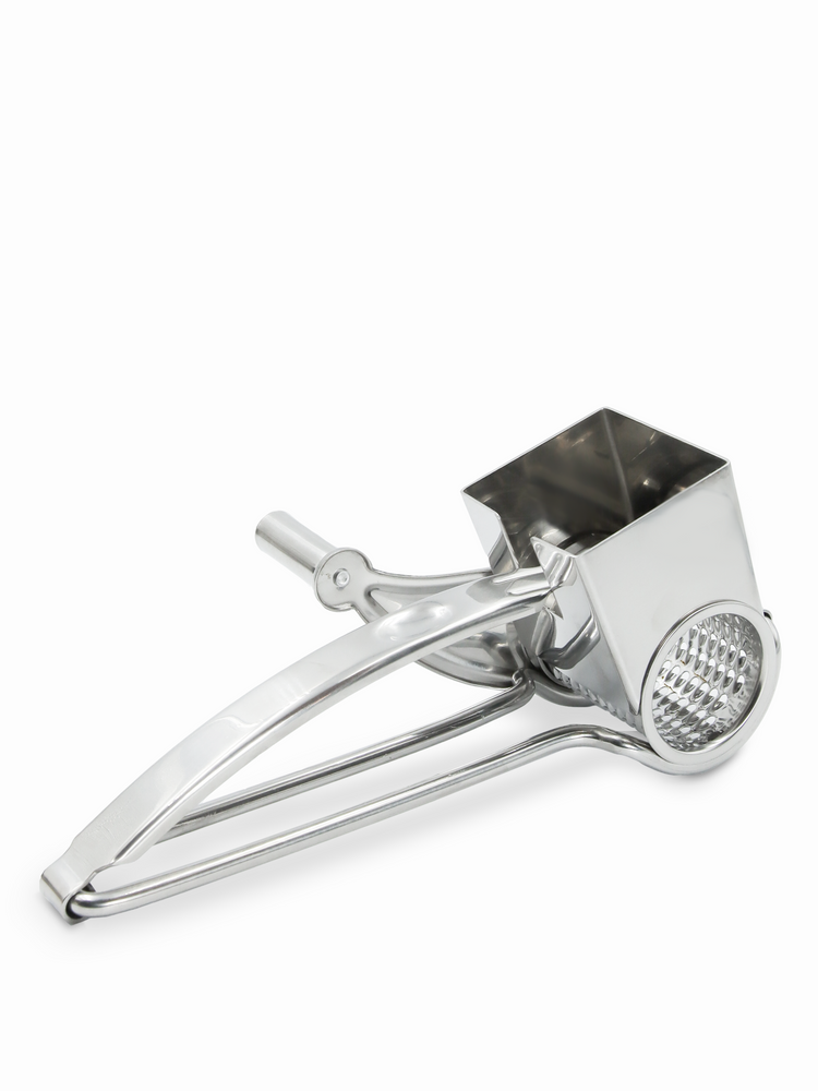 Browne USA Stainless Steel Rotary Cheese Grater 