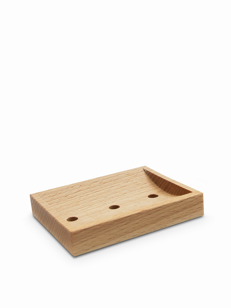 
            
                Load image into Gallery viewer, Soap Dish Oiled Wood (Draining Holes)
            
        