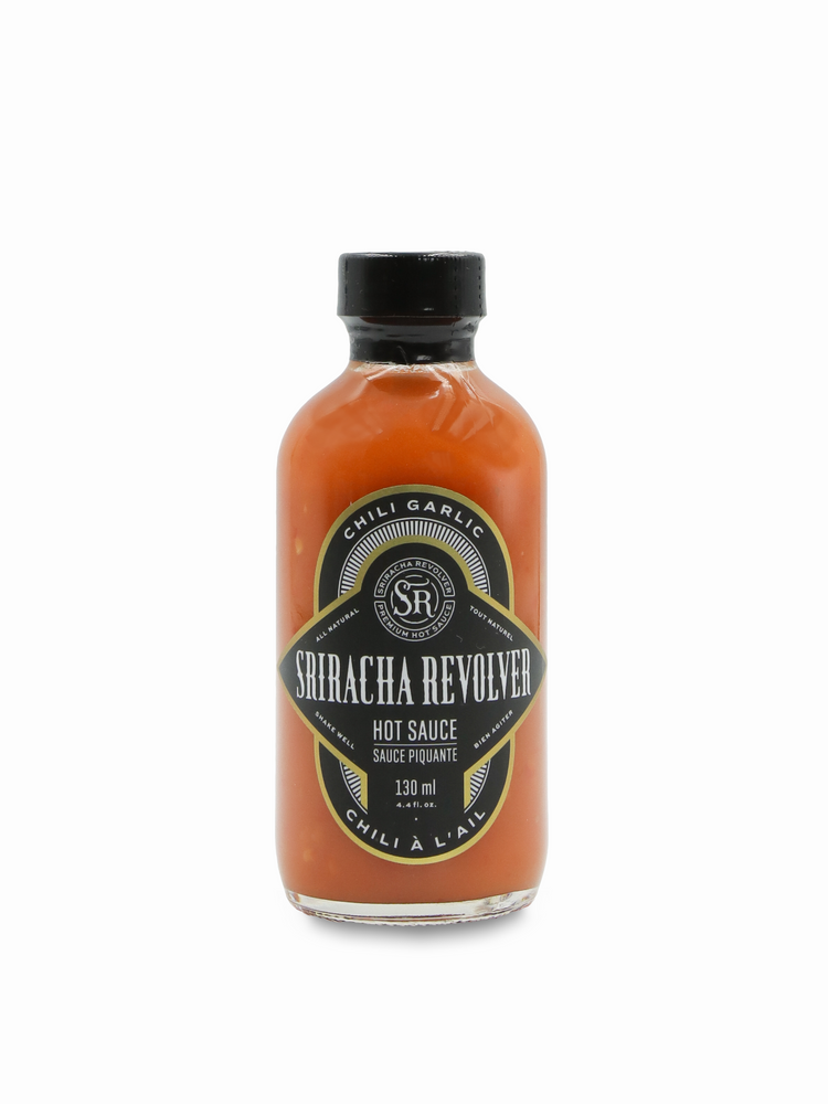 Sriracha Revolver Hot Sauce Packaged