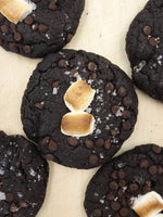 Vegan Salted Double Chocolate Cookies